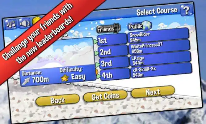 Play Downhill Winter Racing