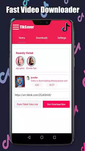 Play Downloader For Tiktok - Fast Video Saver HD as an online game Downloader For Tiktok - Fast Video Saver HD with UptoPlay