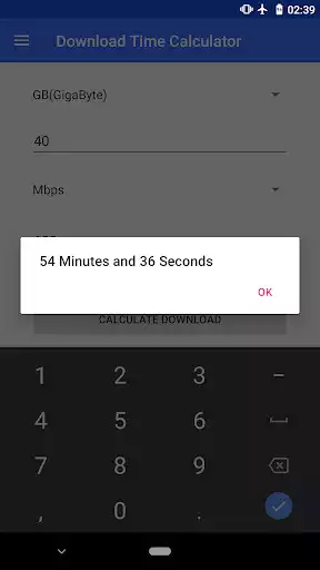 Play Download Time Calculator as an online game Download Time Calculator with UptoPlay