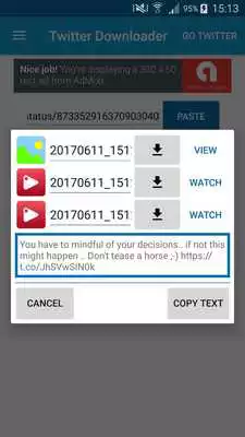 Play Download Twitter Videos