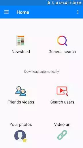 Play Download Videos and Photos: Facebook  Instagram