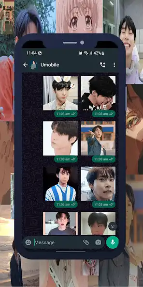 Play Doyoung NCT Animated WASticker as an online game Doyoung NCT Animated WASticker with UptoPlay