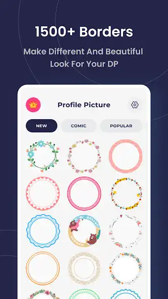 Play DP Frame - Profile Border  and enjoy DP Frame - Profile Border with UptoPlay