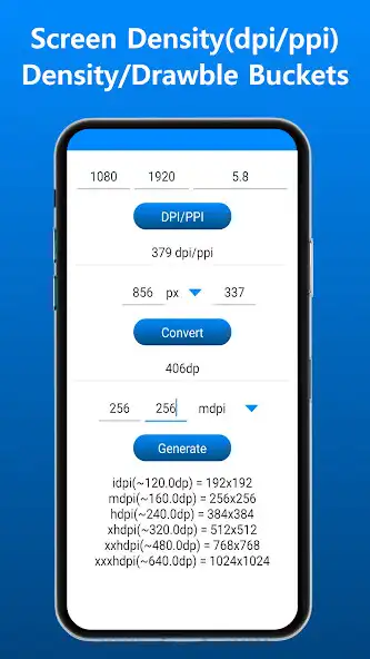 Play DPI Converter PPI Calculator  and enjoy DPI Converter PPI Calculator with UptoPlay