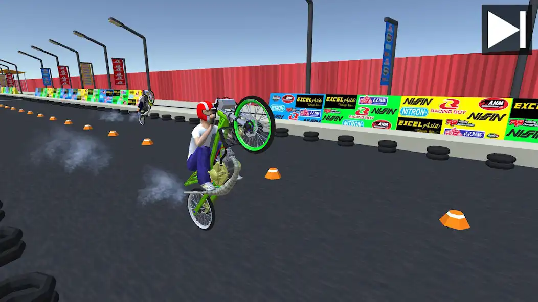 Play Drag Bike 201m Indonesia as an online game Drag Bike 201m Indonesia with UptoPlay