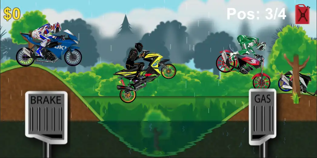 Play Drag Bike Hill Racing as an online game Drag Bike Hill Racing with UptoPlay
