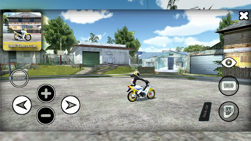 Play Drag Bike Simulator SanAndreas as an online game Drag Bike Simulator SanAndreas with UptoPlay