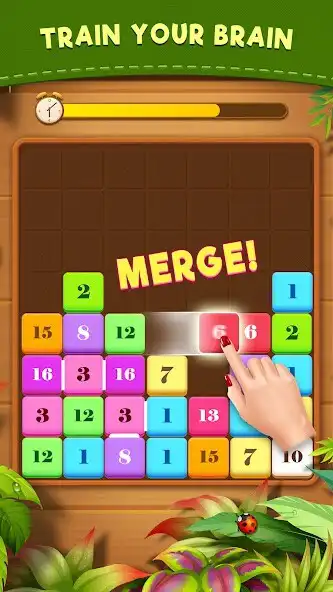 Play Drag n Merge: Block Puzzle as an online game Drag n Merge: Block Puzzle with UptoPlay