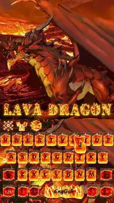 Play Dragon And Flame Magma Keyboard Theme