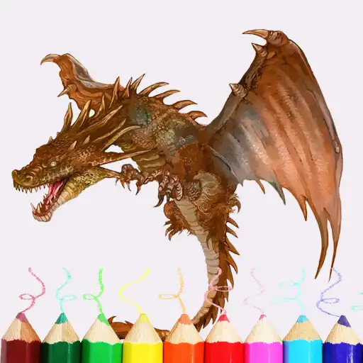 Play Dragon Anime Coloring Book APK