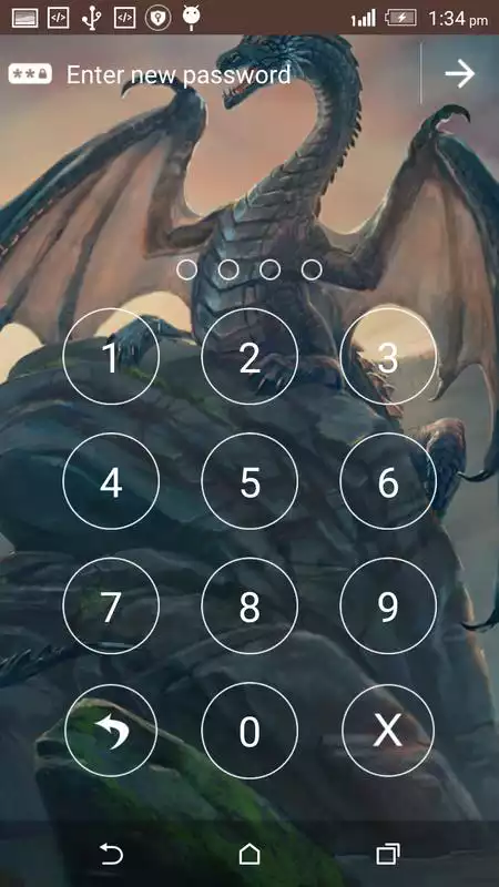 Play Dragon App Lock Theme