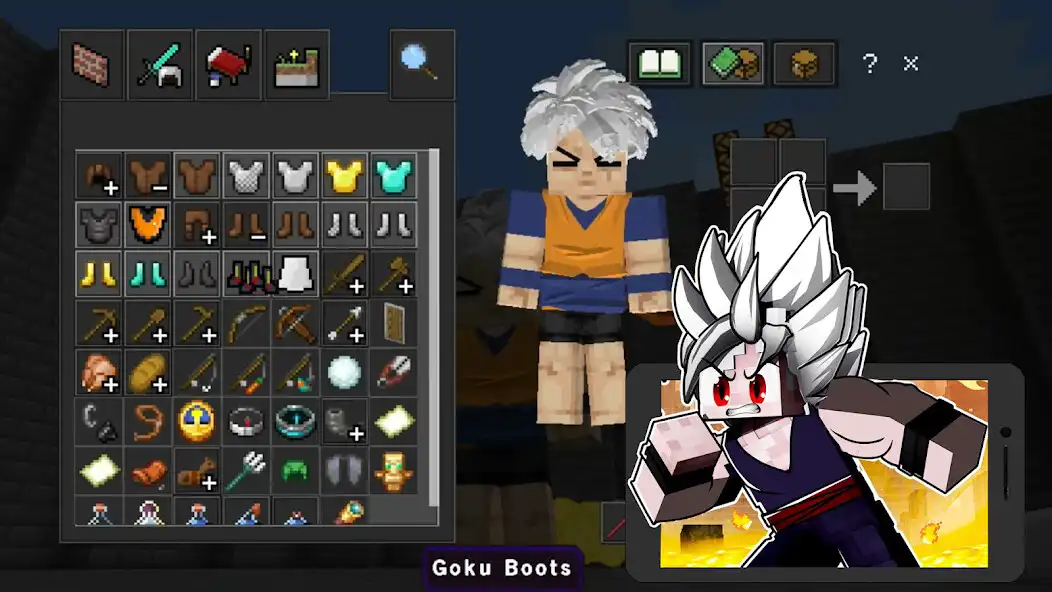 Play Dragon ball craft mod as an online game Dragon ball craft mod with UptoPlay