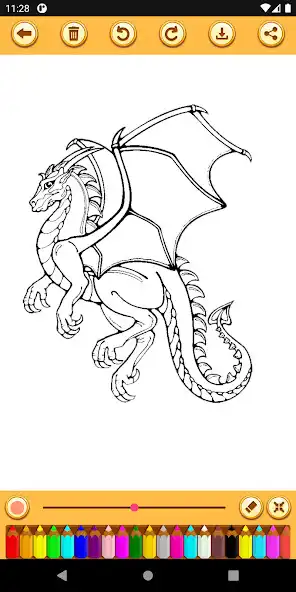 Play Dragon Coloring Book  and enjoy Dragon Coloring Book with UptoPlay
