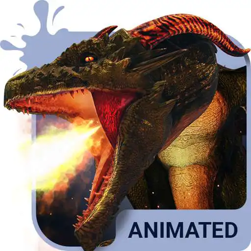 Free play online Dragon Fire Animated Keyboard + Live Wallpaper APK