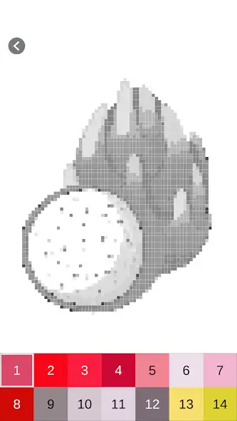 Play Dragon Fruit Pixel Art  and enjoy Dragon Fruit Pixel Art with UptoPlay
