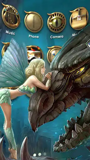 Play Dragon, Girl Themes, Live Wallpaper  and enjoy Dragon, Girl Themes, Live Wallpaper with UptoPlay