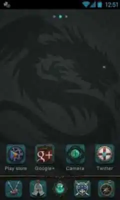 Play Dragon  GO Launcher Theme