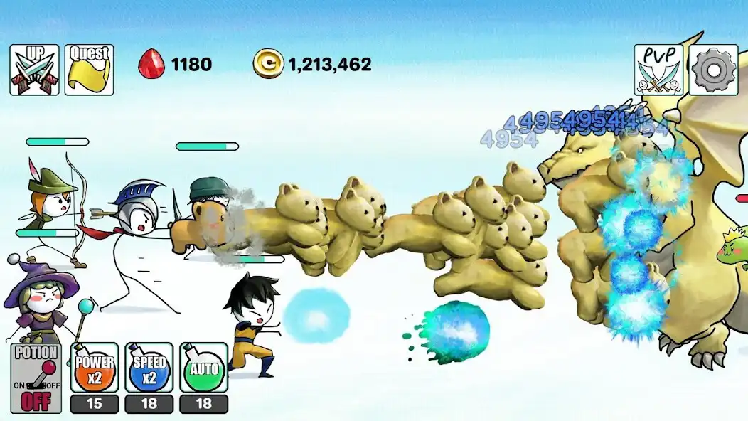 Play Dragon Hunter Clicker as an online game Dragon Hunter Clicker with UptoPlay