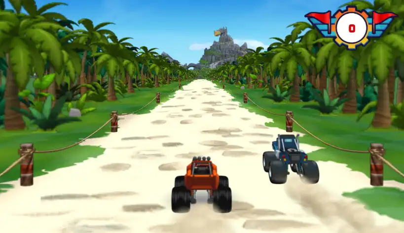 Play Dragon Island Race blaze Mission as an online game Dragon Island Race blaze Mission with UptoPlay