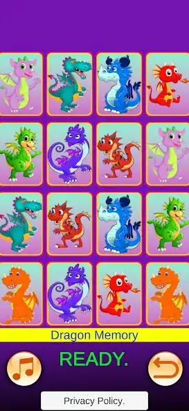 Play Dragon Memory for Toddlers  and enjoy Dragon Memory for Toddlers with UptoPlay