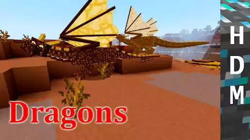 Play Dragon Mod for Minecraft PE as an online game Dragon Mod for Minecraft PE with UptoPlay