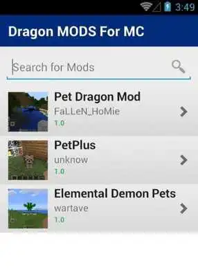 Play Dragon MODS For MC