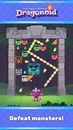 Play Dragonoid - Block Breaker Brick Blast as an online game Dragonoid - Block Breaker Brick Blast with UptoPlay