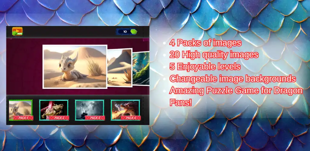 Play Dragon Puzzle Game  and enjoy Dragon Puzzle Game with UptoPlay