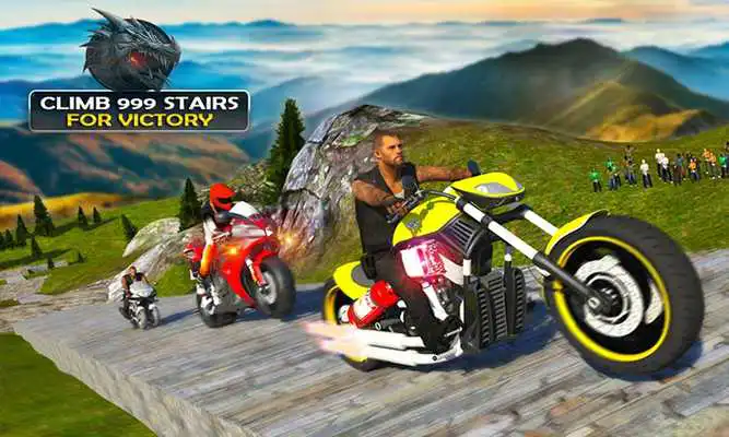 Play Dragon Road Stunt Bike Challenge: Extreme Offroad