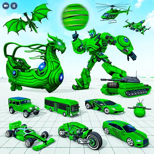 Play Dragon Robot Game: Flying Car APK