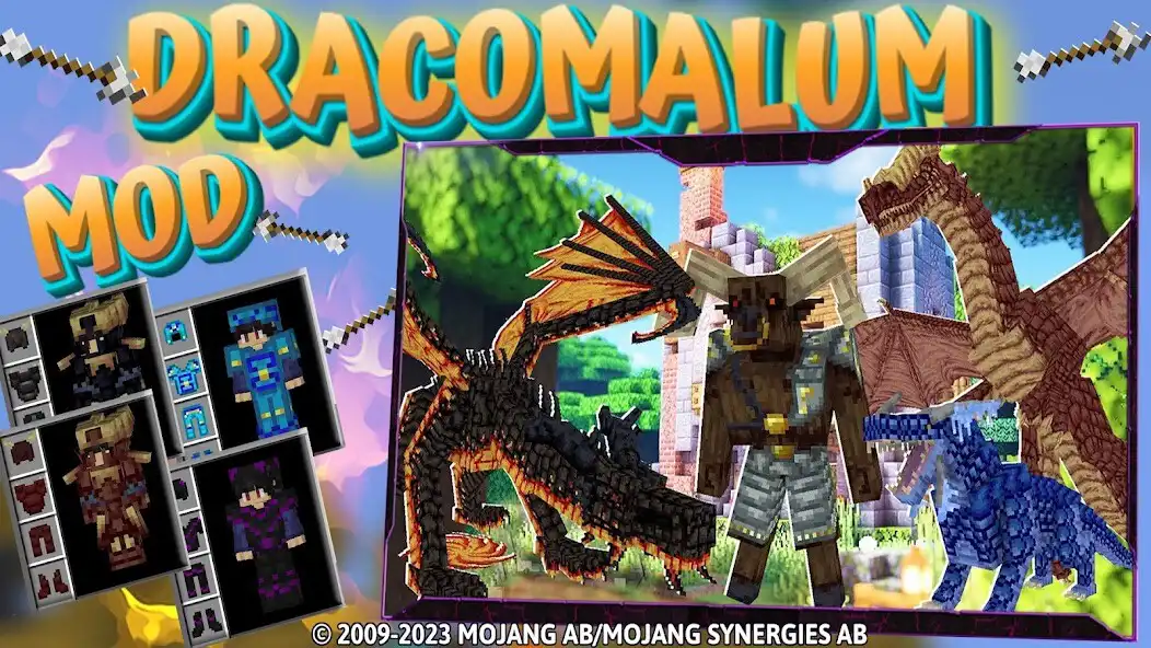 Play Dragons Dracomalum: MCPE Mods  and enjoy Dragons Dracomalum: MCPE Mods with UptoPlay