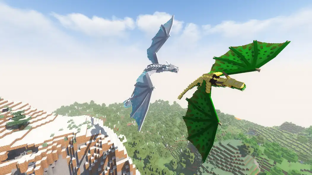 Play Dragons for Minecraft PE as an online game Dragons for Minecraft PE with UptoPlay