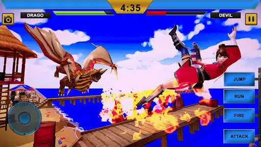 Play Dragon Simulator Beach & City Attack as an online game Dragon Simulator Beach & City Attack with UptoPlay