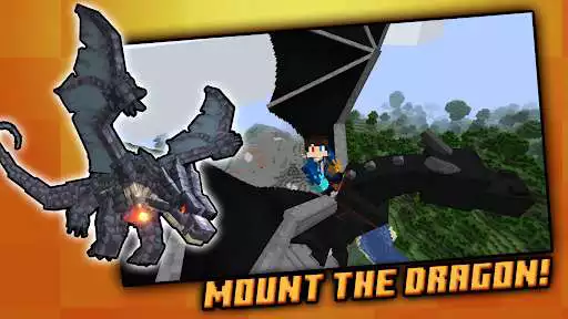 Play DRAGONS Mod for Minecraft PE as an online game DRAGONS Mod for Minecraft PE with UptoPlay