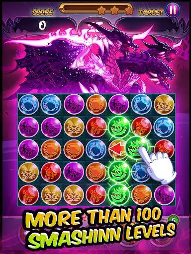 Play Dragon War Hero Puzzle as an online game Dragon War Hero Puzzle with UptoPlay