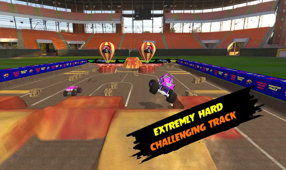 Play Drag Race Monster Truck Games as an online game Drag Race Monster Truck Games with UptoPlay