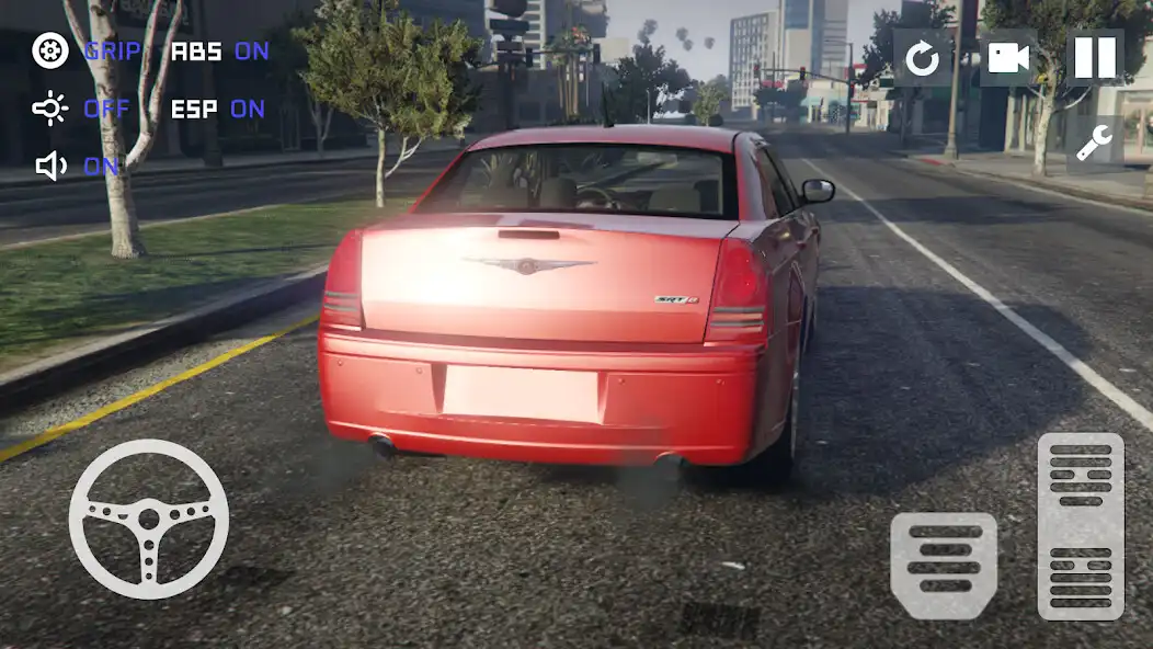 Play Drag Racing Chrysler 300C Game as an online game Drag Racing Chrysler 300C Game with UptoPlay