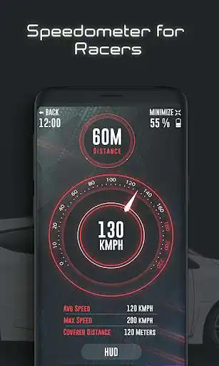Play APK Drag racing HUD: Car performance 0-60 mph 1/4 mile  and enjoy Drag racing HUD: Car performance 0-60 mph 1/4 mile using 