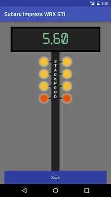 Play Drag stopwatch