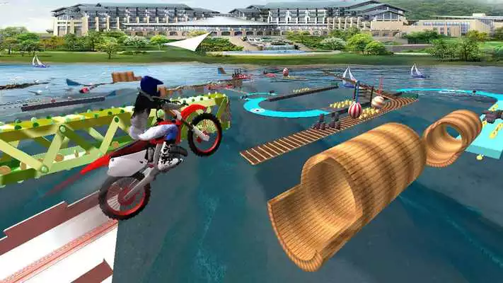 Play Drag Stunt Bike Master in Highway Racing 3D Games