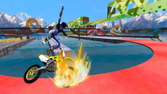 Play Drag Stunt Bike Master in Highway Racing 3D Games
