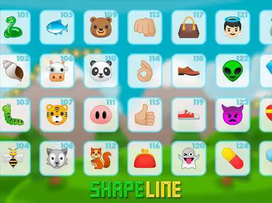 Play Draw a line. Shapeline game
