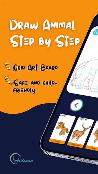 Play Draw Animal Step by Step  and enjoy Draw Animal Step by Step with UptoPlay