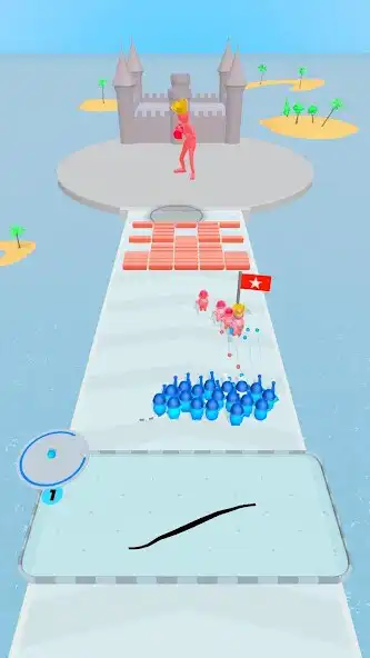 Play Draw Attack 3D as an online game Draw Attack 3D with UptoPlay