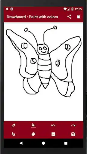 Play Drawboard: A Drawing App(Painting app with colors) as an online game Drawboard: A Drawing App(Painting app with colors) with UptoPlay