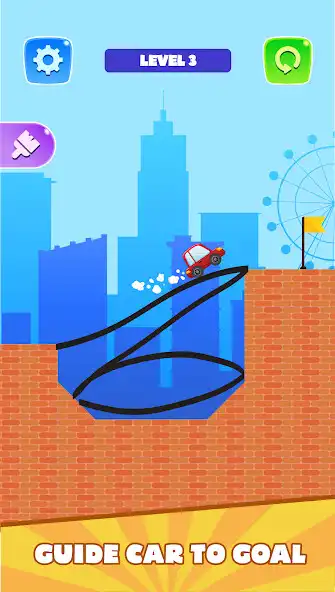 Play Draw Bridge Puzzle as an online game Draw Bridge Puzzle with UptoPlay