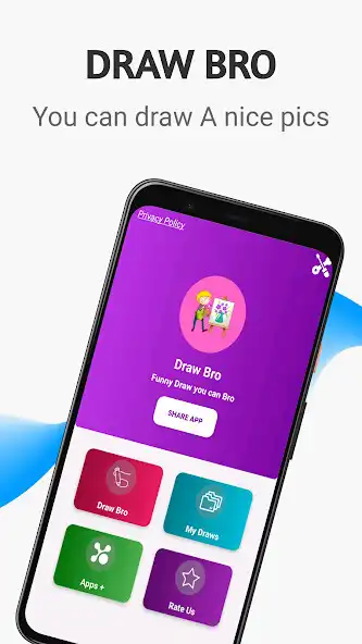 Play DrawBro : cute drawing app as an online game DrawBro : cute drawing app with UptoPlay