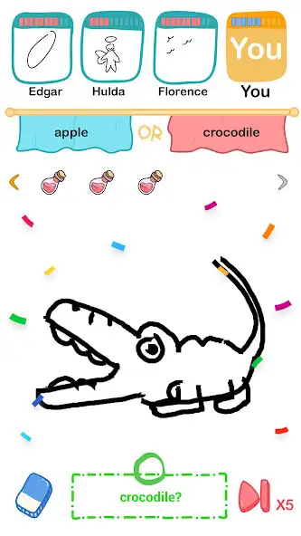 Play Draw Clash - AI Guess Drawing Game as an online game Draw Clash - AI Guess Drawing Game with UptoPlay