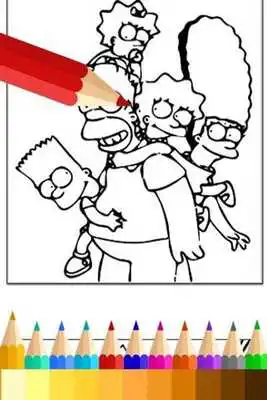 Play Draw Coloring for The Simpson