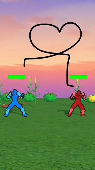 Play Draw Fighter: Freestyle Art as an online game Draw Fighter: Freestyle Art with UptoPlay